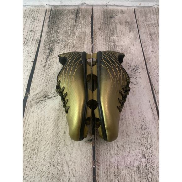 DSG Unisex Kids Ocala Gold/Black Soccer Cleats / Size: C13 - Picture 5 of 10